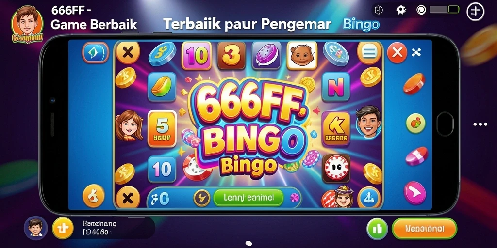 Tampilan menarik dari gameplay Bingo di 666FF.
