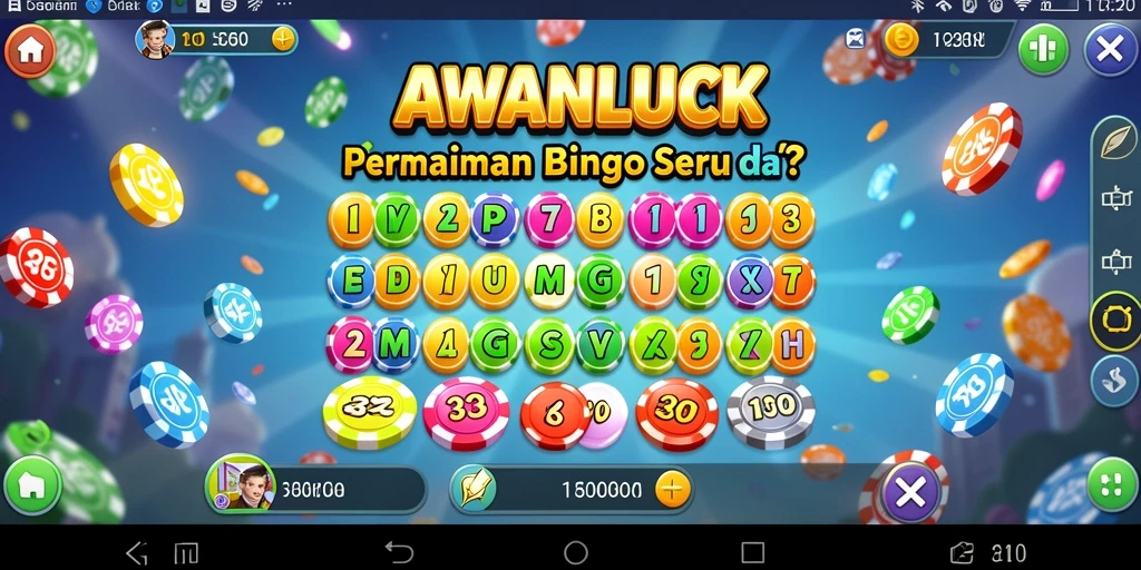 Tangkapan layar gameplay seru AWANLUCK yang menampilkan suasana permainan Bingo.