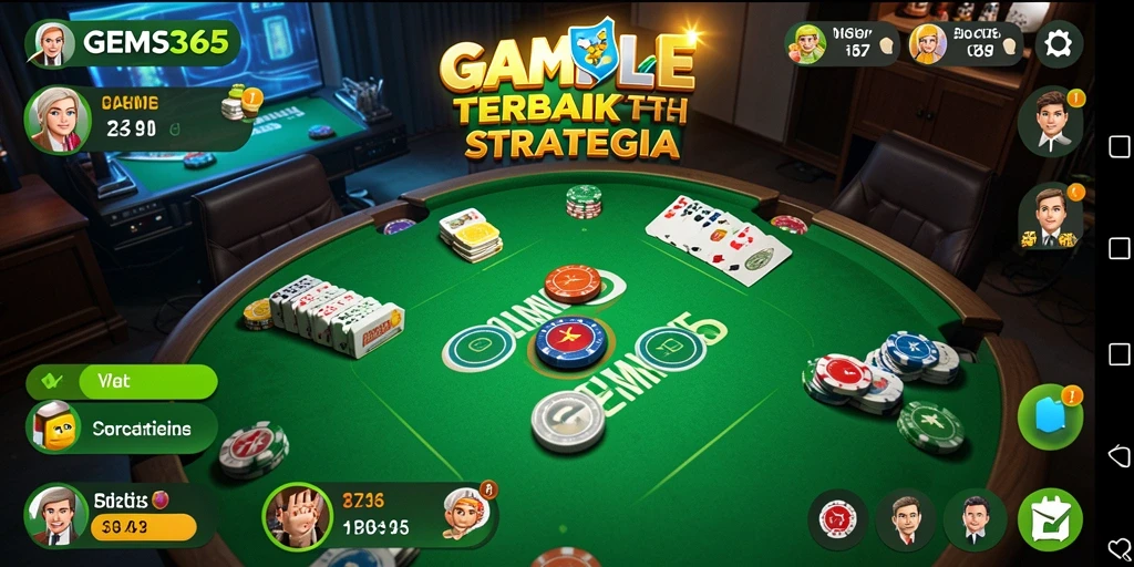 Tampilan gameplay GEMS365 yang menarik dan interaktif.