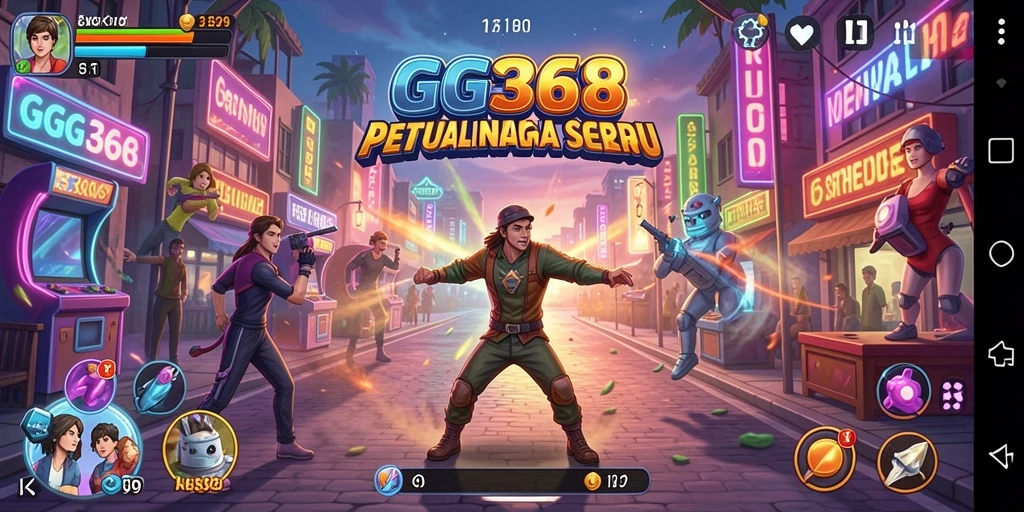 Screenshot GG368 menampilkan gameplay seru dengan karakter dalam aksi.