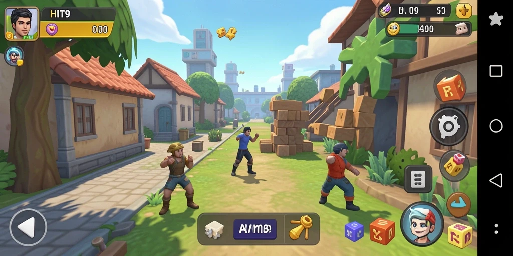 Tampilan gameplay HIT9 yang menantang dan menarik.