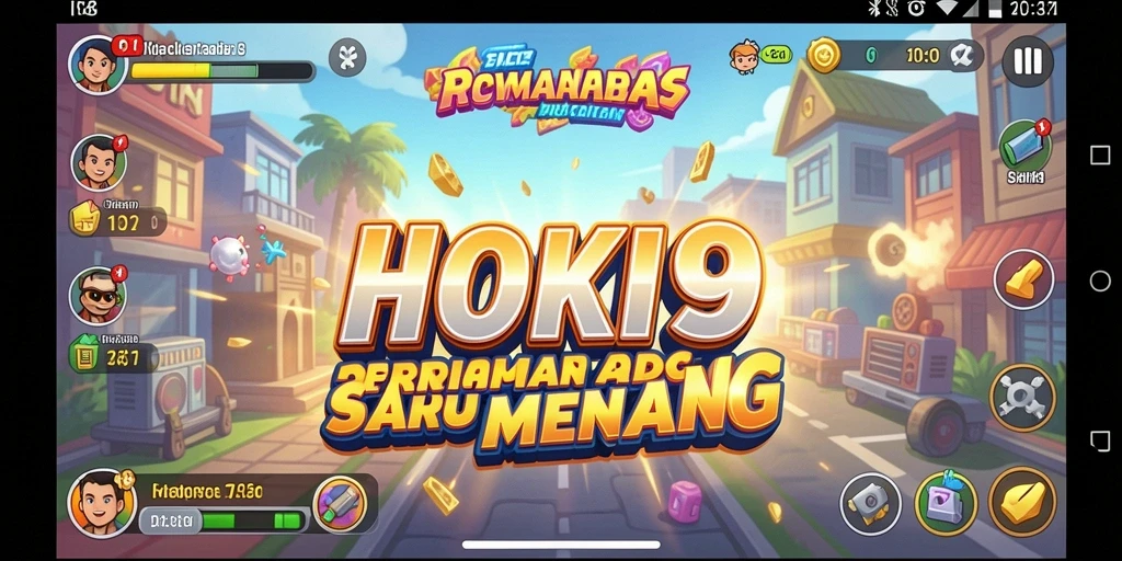 Tampilan gameplay HOKI9 yang seru dan penuh warna.
