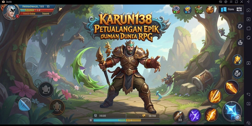 Tangkapan layar menampilkan pertempuran seru dalam game RPG.