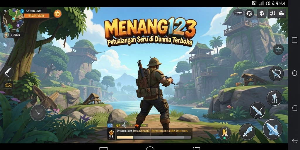 Menampilkan aksi seru di dunia terbuka MENANG123.