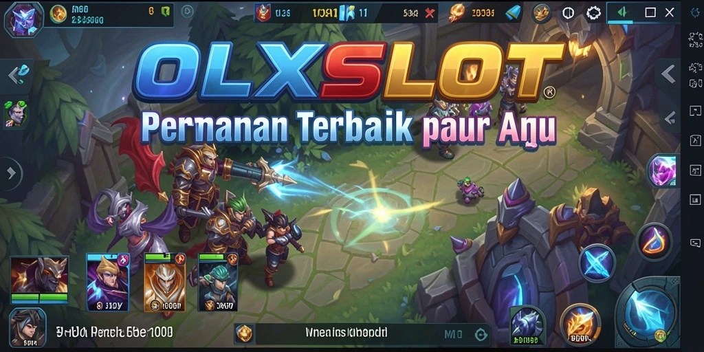 Tampilan menarik dari gameplay MOBA OLXSLOT yang mendebarkan.