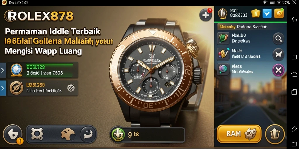 Screenshot menunjukkan gameplay yang menghibur dan santai dalam <strong>ROLEX878</strong>.