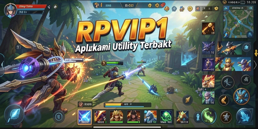 Tampilan antarmuka utama RPVIP1 yang rapi dan fungsional.