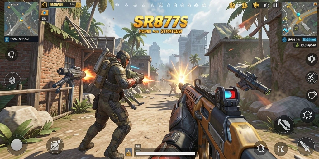 Tangkapan layar menunjukkan aksi mendebarkan dari gameplay TPS.