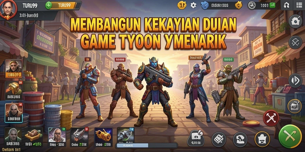 Tangkapan layar TURU99 menampilkan gameplay Tycoon yang menarik dan interaktif.